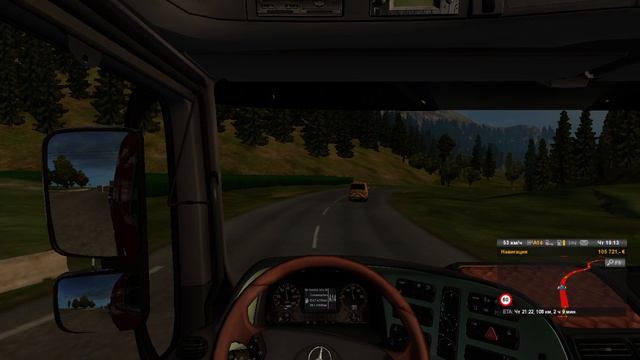 48) ETS 2 Высокотехнологичное устройство (6,0х6,0х1,2 м 45 т) 212 км München (D) -  Innsbruck (A)