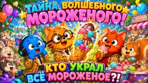 Мультики для детей. Яркие Мультики. Детские мультики.Коты-Детективы и Мороженное
