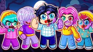 НАШИ ПЯТЕРО ДЕТЕЙ становятся ДЕМОНАМИ в Roblox! | Kpop Охотники на демонов