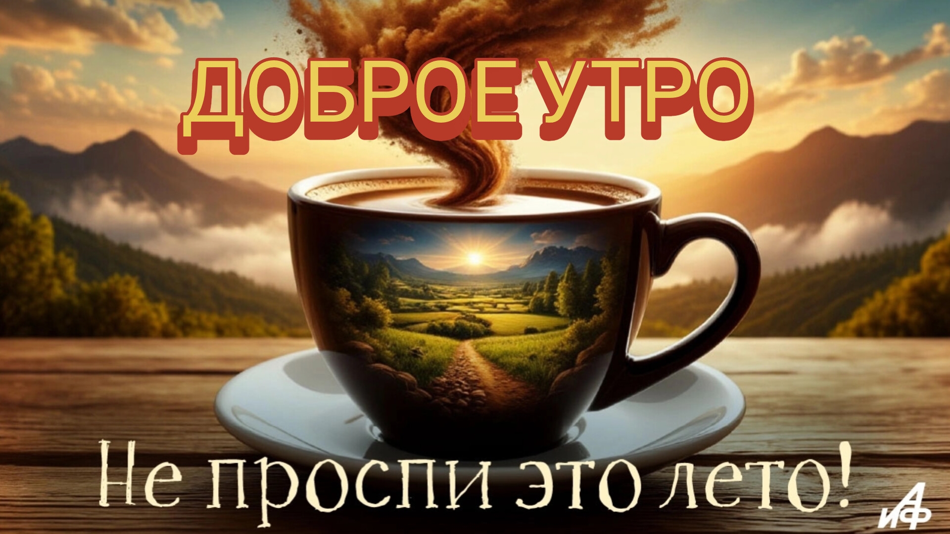Доброе июньское утро. Шикарная музыкальная открытка. смотреть онлайн
