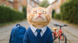 Мама-кошка подстригает шерсть на ферме и делает тигровую шапку для котят дома🐾🎩🐯