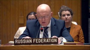 Василий Небензя. Выступление в СБ ООН по падению беспилотника в Румынии
