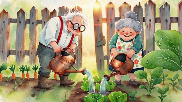 👴🥕 БАБУЛЯ И ДЕД: весело копошатся в огороде с душой!