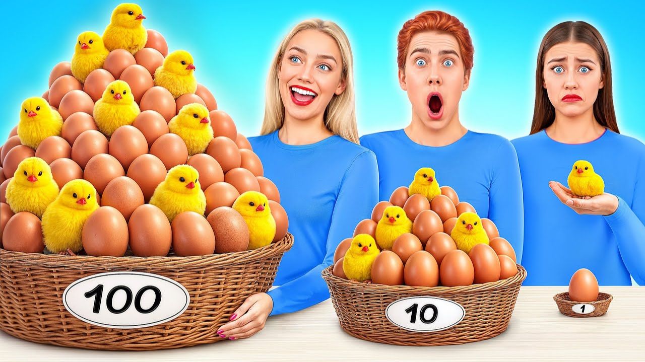 100 Слоев Еды Челлендж # Кулинарная Битва с Едой от Multi DO Joy смотреть онлайн