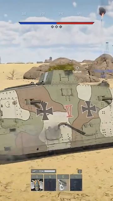 War Thunder - A7V Sturmpanzerwagen #warthunder
