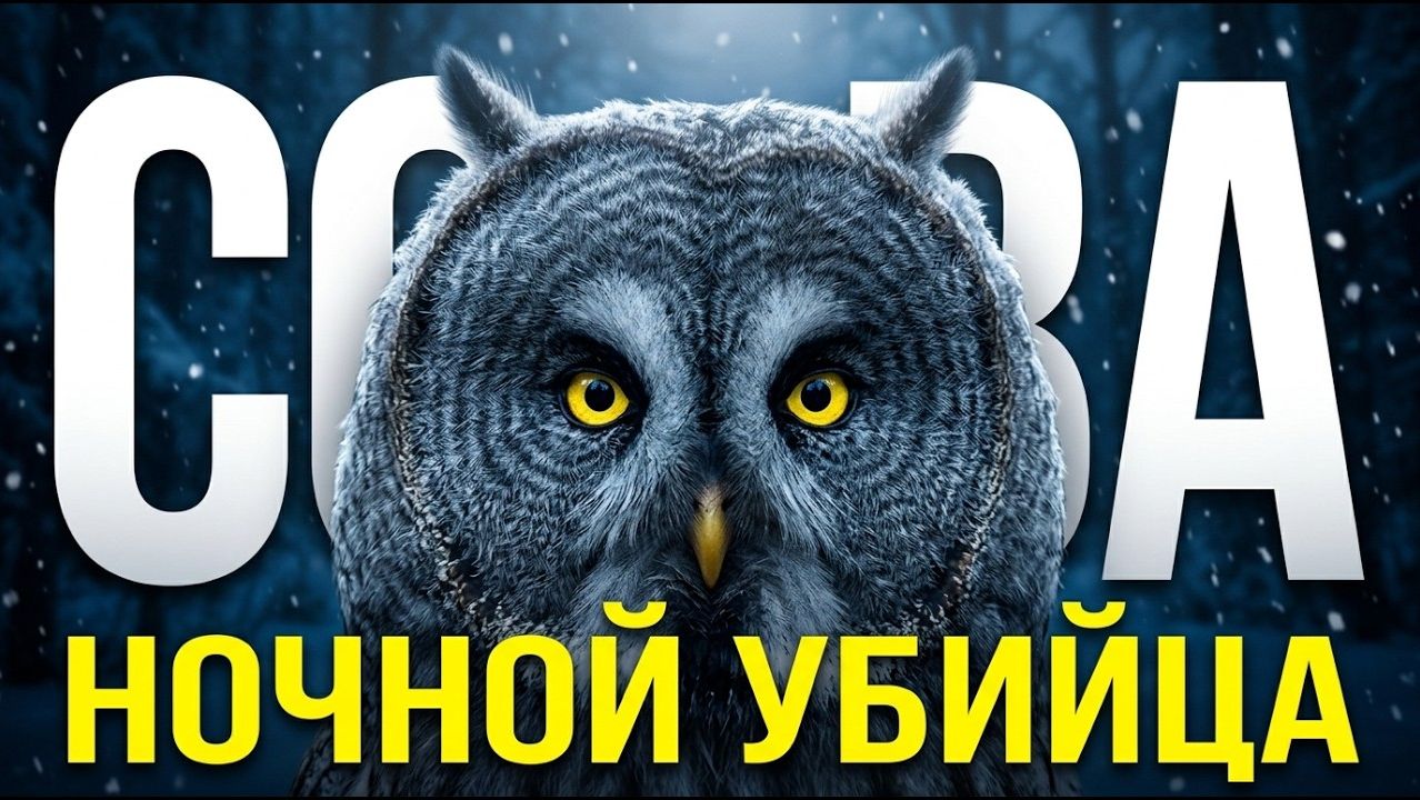 Сова каждая деталь тела заточена на убийство в полной темноте