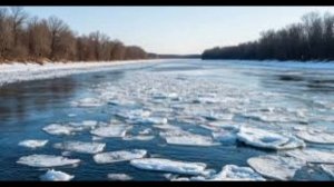 В Якутии из-за ледохода на реке течением унесло 10 судов