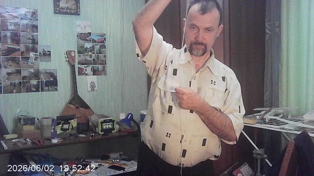Комнатный запуск БезМоторноКордовой АвиаМодели