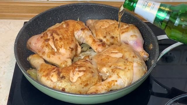 Вкусная Курица на сковороде за 30 минут +картошка. Вкусный и Простой рецепт Ужина без возни!