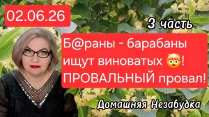 3 часть. Б@раны - барабаны ищут виноватых❗️ПРОВАЛЬНЫЙ ПРОВАЛ❗️