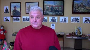 На базе ДОСААФ России по Тверской области открылась уникальная выставка -Творчество, опаленное войно