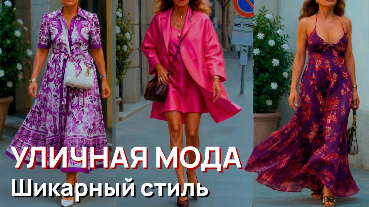 Уличная мода - Потрясающие летние образы и шикарный итальянский стиль смотреть онлайн