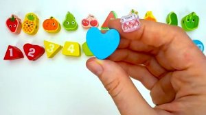 Раннее Развитие Малышей Фигуры Фрукты Цифры