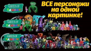Как сделать обои со всеми монстрами Garten of Banban? от Drawing with Arfan и Buggy Huggy на русском