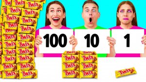 100 Слоев Еды Челлендж # Сумасшедшие Кулинарные Идеи от BaRaDa Gold Challenge