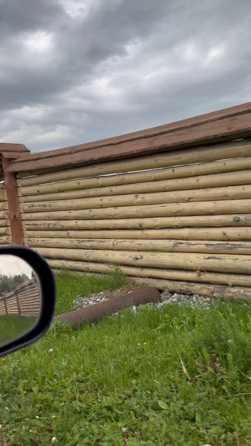 Забор в паз… Компания «Русская изба»… Ивановка… смотреть онлайн