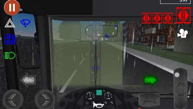 Еду с открытой картой в Public Transport Simulator