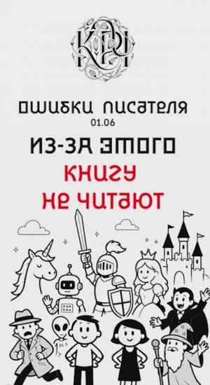 Ошибки начинающих авторов. Эпизод 06. ИЗ-ЗА ЭТОГО КНИГУ НЕ ЧИТАЮТ
