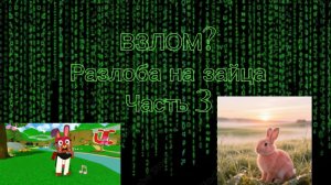 РАЗОБЛАЧЕНИЕ НА КРАСНОГО ЗАЙЦА! 3 ЧАСТЬ