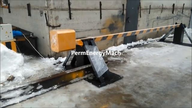 Противотаранный шлагбаум, автоматический, видео смотреть онлайн