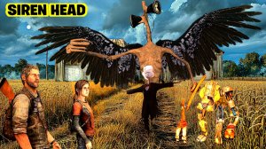 📢 СИРЕНОГОЛОВЫЙ 📢 - КРЫЛАТЫЙ СИРЕНОГОЛОВЫЙ АТАКУЕТ ГОРОД. SIREN HEAD АНИМАЦИЯ.