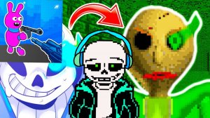 Я Санс44 Играю В Baldi Sans и BBO