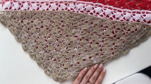 МК Ажурная косынка крючком