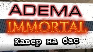 Adema - Immortal (бас) \ Видеоурок, ноты, таб, табы, табулатура, как играть