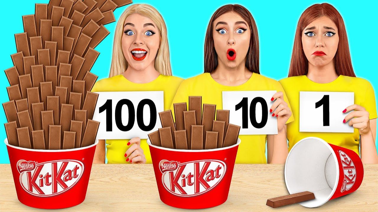 100 Слоев еды Челлендж #4 c TeenDO Challenge смотреть онлайн