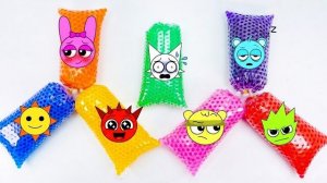 💖БУМАЖНЫЙ DIY💖 УГАДАЙ, КАКОЙ СПРУНКИ👀 ВНУТРИ ПАКЕТА С ЦВЕТНЫМИ ОРБИЗАМИ ?!