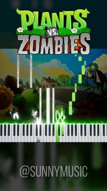 Watery Graves (Plants vs. Zombies)【 Piano / SHORTS 】 #PlantsvsZombies #synthesia #piano смотреть онлайн