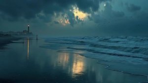 Coding focus music ｜ deep work music with ambient ocean waves for workflow efficiency-(1080p30)