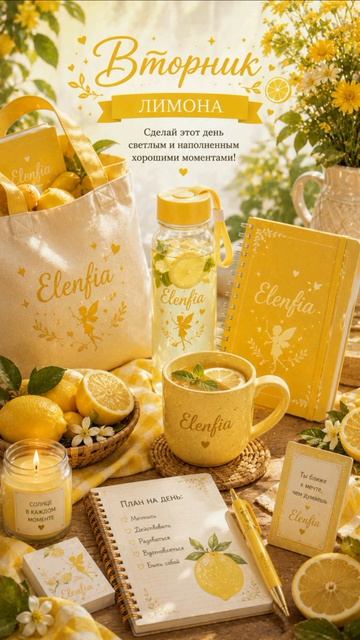 Вторник: 🍋