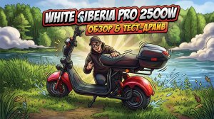 Обзор на электроскутер White Siberia 2500 pro