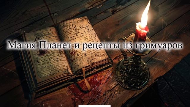 Магия Планет и рецепты из гримуаров