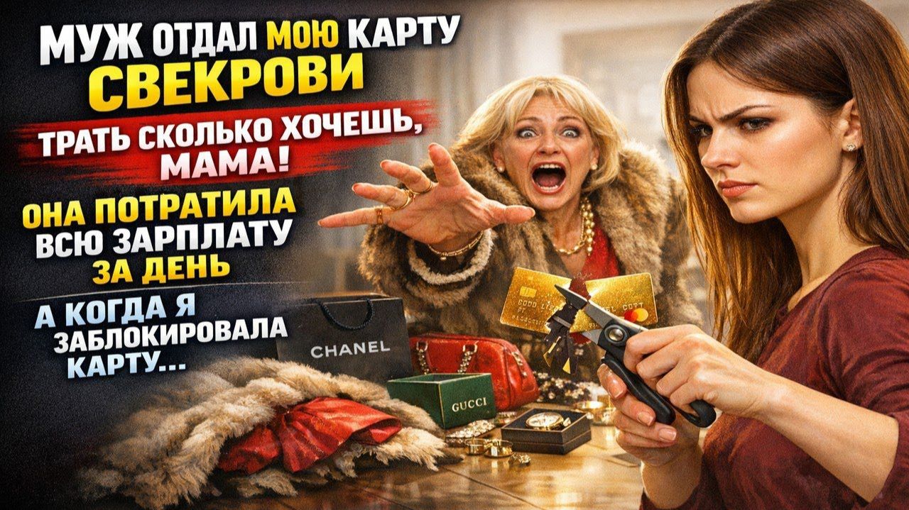 Муж отдал свекрови мою банковскую карту | Истории из жизни | Реальные истории