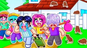 Наши ПЯТЕРО ДЕТЕЙ ПЕРЕЕЗЖАЮТ в Роблокс… НАВСЕГДА | Kpop Охотники на демонов