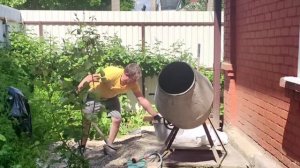 №91 Третье бетонирование отмостки