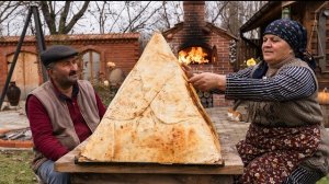 Традиционный плов из баранины в форме пирамиды – деревенское совершенство 🔥🍚