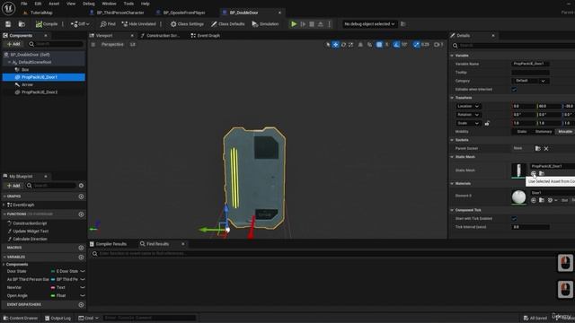 1 -Creating and Synchronizing Double Doors with Blueprints смотреть онлайн