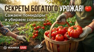 Сажаем помидоры и наводим порядок в огороде! 🍅 Дачные дела в прямом эфире.