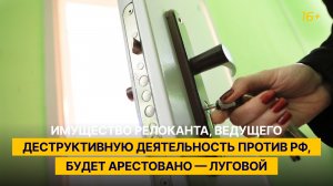 Имущество релоканта, ведущего деструктивную деятельность против РФ, будет арестовано — Луговой