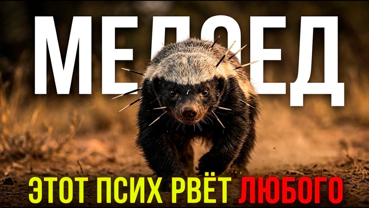 Самое бесстрашное животное на Земле почему медоеда боится даже лев