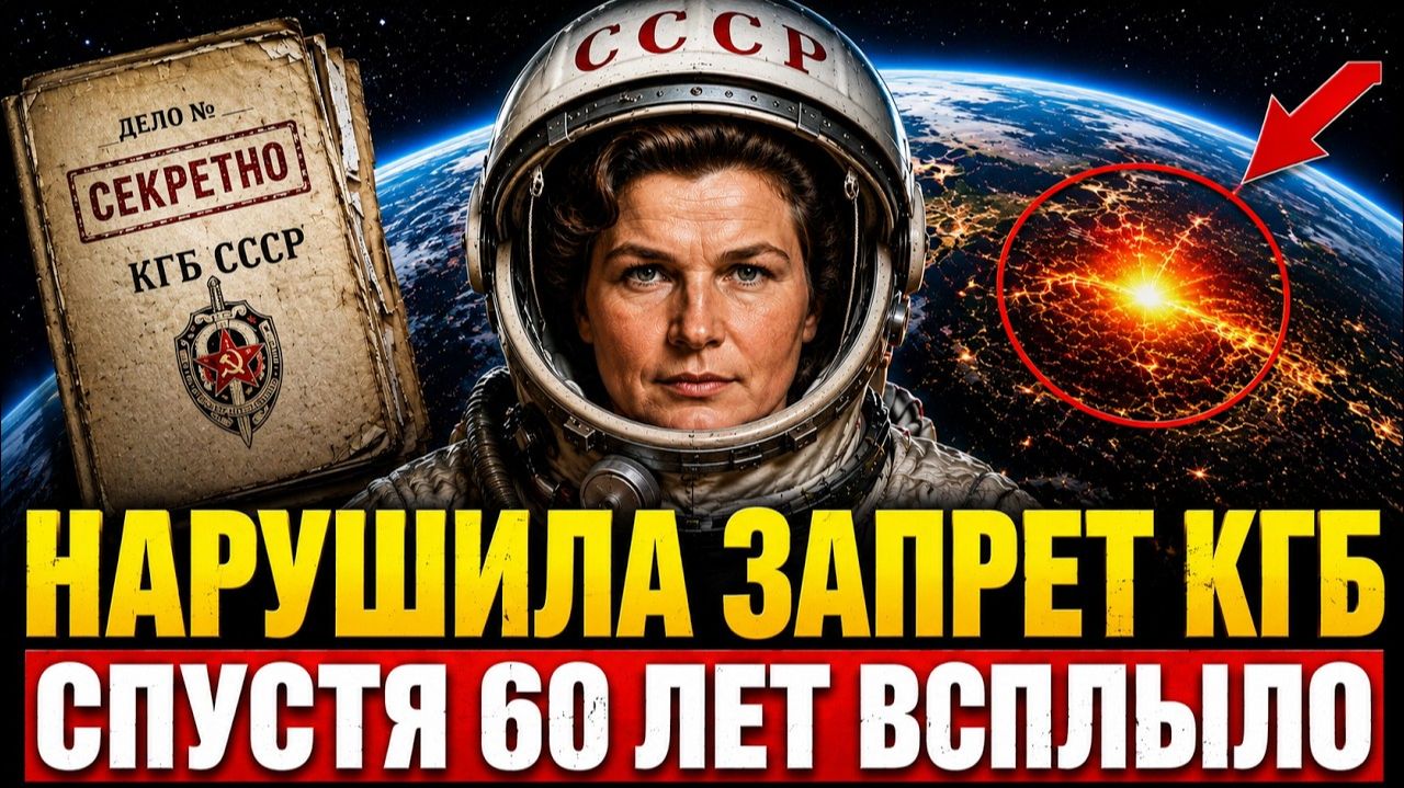 Что увидела Терешкова в космосе и почему ей приказали молчать! смотреть онлайн