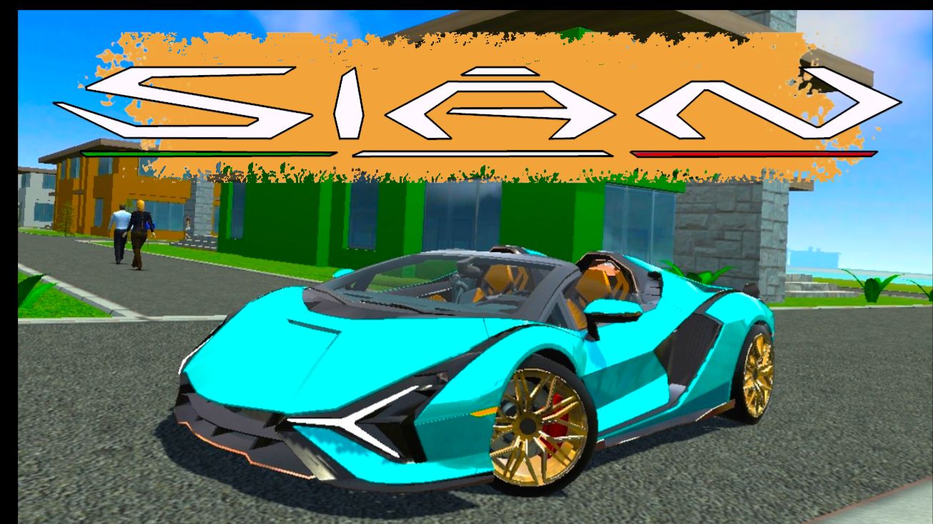 Lamborghini Sian в игре Симулятор Автомобиля 2