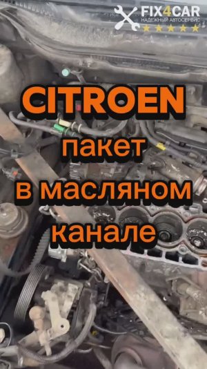 🚨 В ДВИГАТЕЛЕ CITROEN НАШЛИ ЦЕЛЛОФАНОВЫЙ ПАКЕТ! Как такое вообще возможно?!
