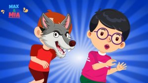 🐺 Большой Серый Волк, Уходи! Веселая Детская Песня от Max и Mia 🎵