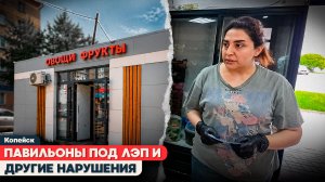 ТОРГОВЛЯ ПОД ЛЭП И ПРОДУКТЫ БЕЗ МАРКИРОВКИ: РЕЙД В КОПЕЙСКЕ
