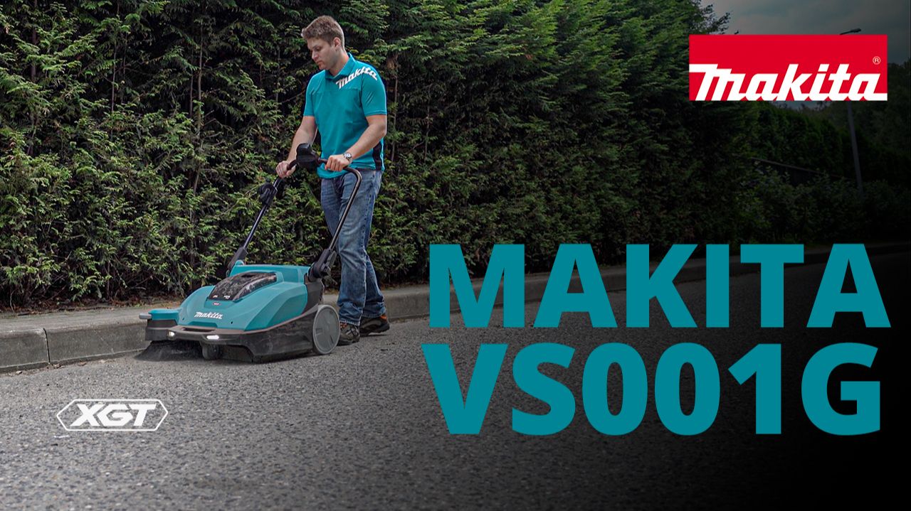 Makita VS001G аккумуляторная подметальная машина смотреть онлайн