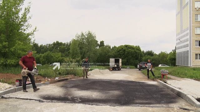 После капитального ремонта водовода на ул. Олимпийской началось восстановление благоустройства смотреть онлайн